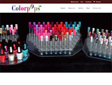 Tablet Screenshot of colorpops.com